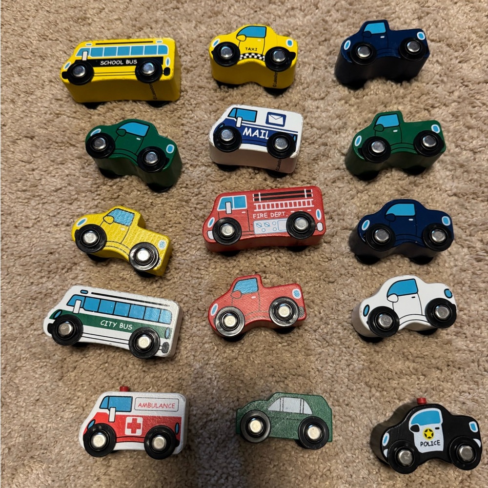 Lakeshore Mini Hardwood Vehicles-15